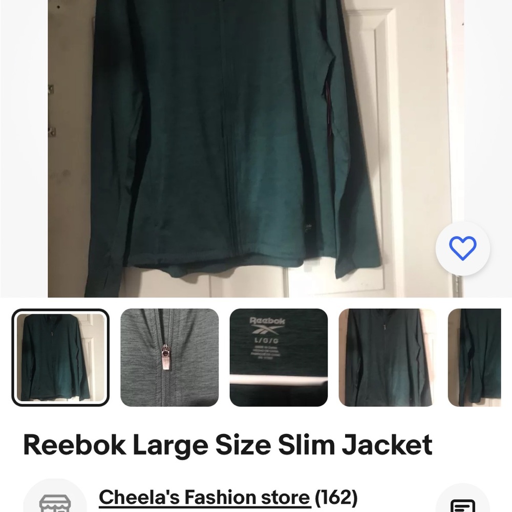 Reebok Color green jacket’s